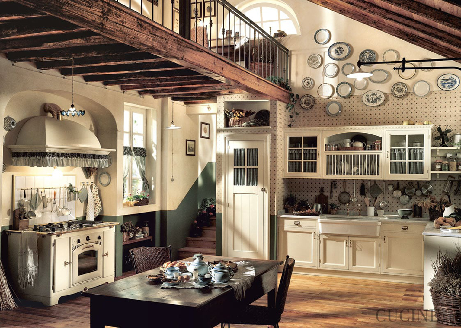 Кухня в стиле винтаж Marchi Cucine Old England